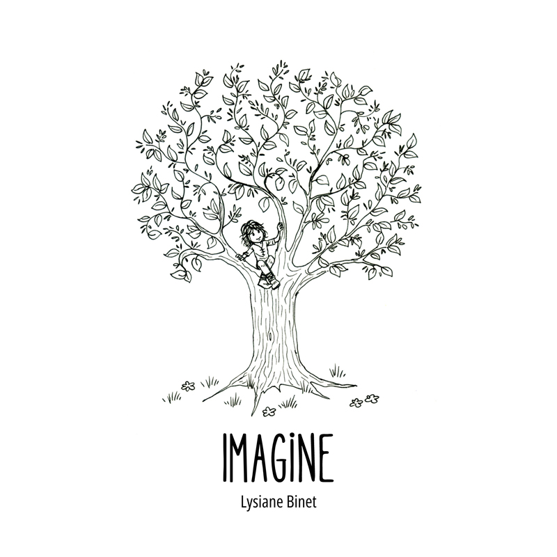 Imagine, Lysiane Binet (recueil de dessins Inktober 2023)